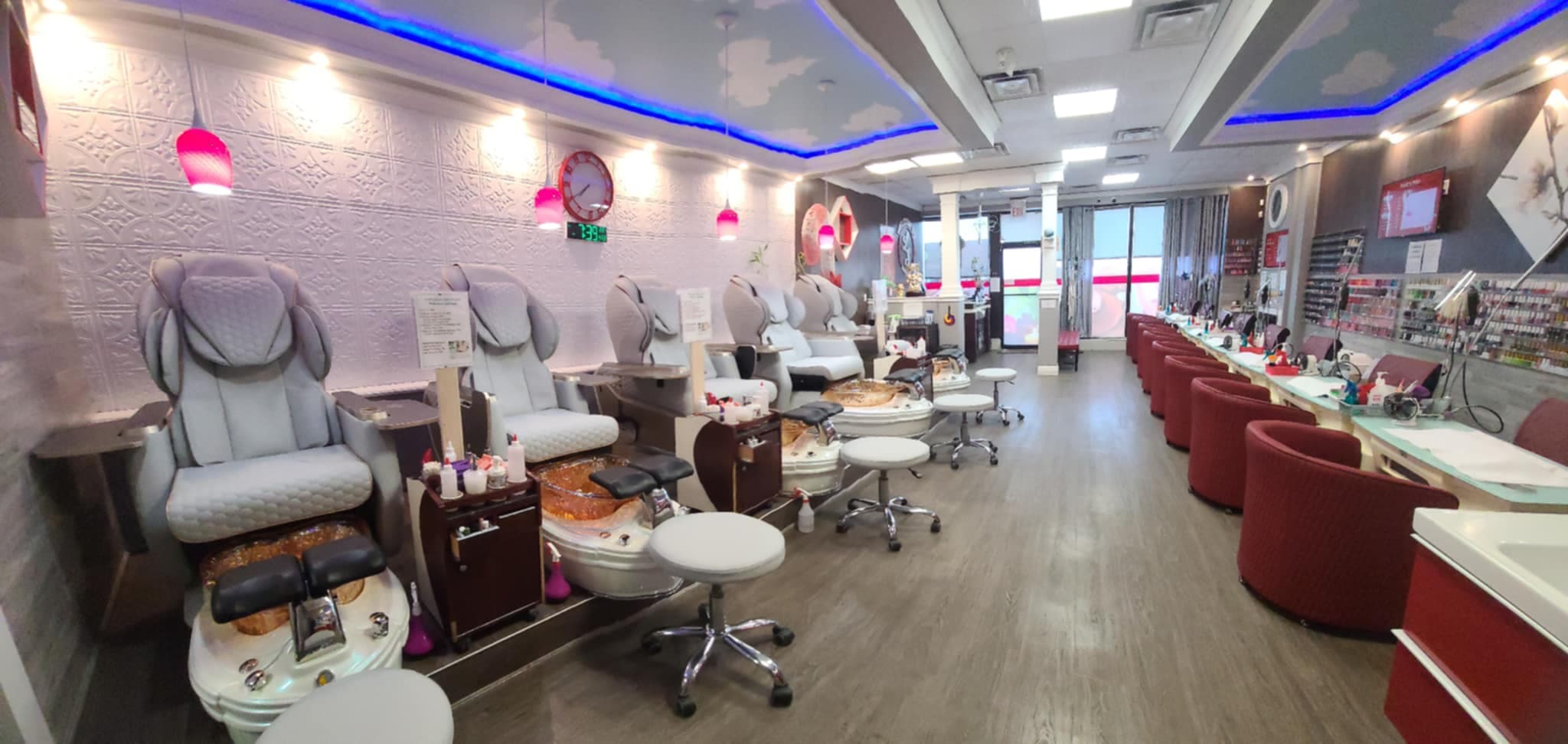 Interior of Little Saigon Nails & Spa, Hamilton
